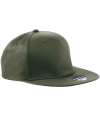 B610 5 Panel Snapback Rapper Cap Olive Green colour image